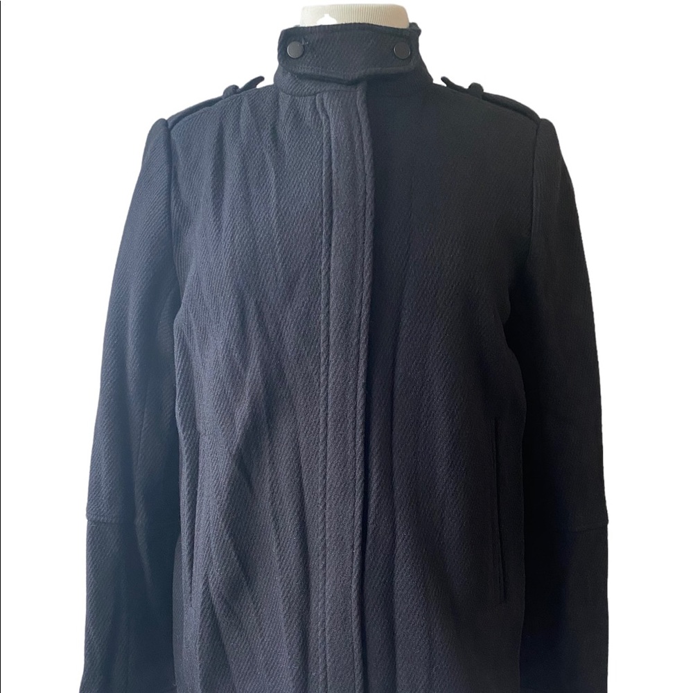 $625 NEW Vince Wool Coat in Black-Size 8 medium